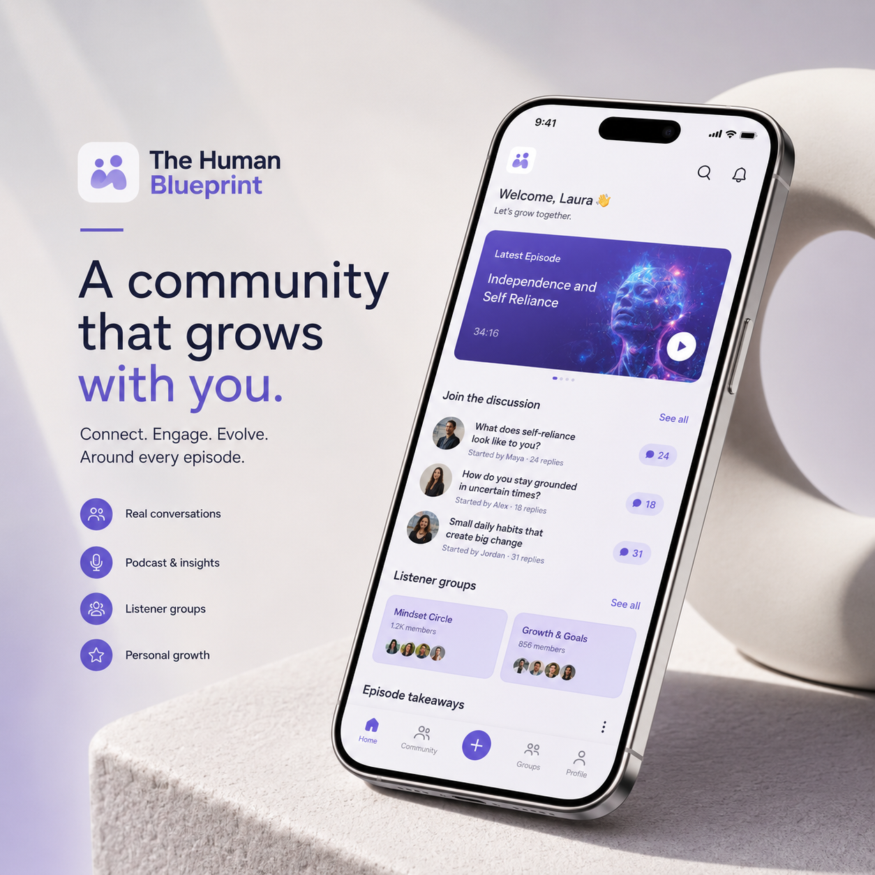 The Human Blueprint Mobile App by Tecaudex