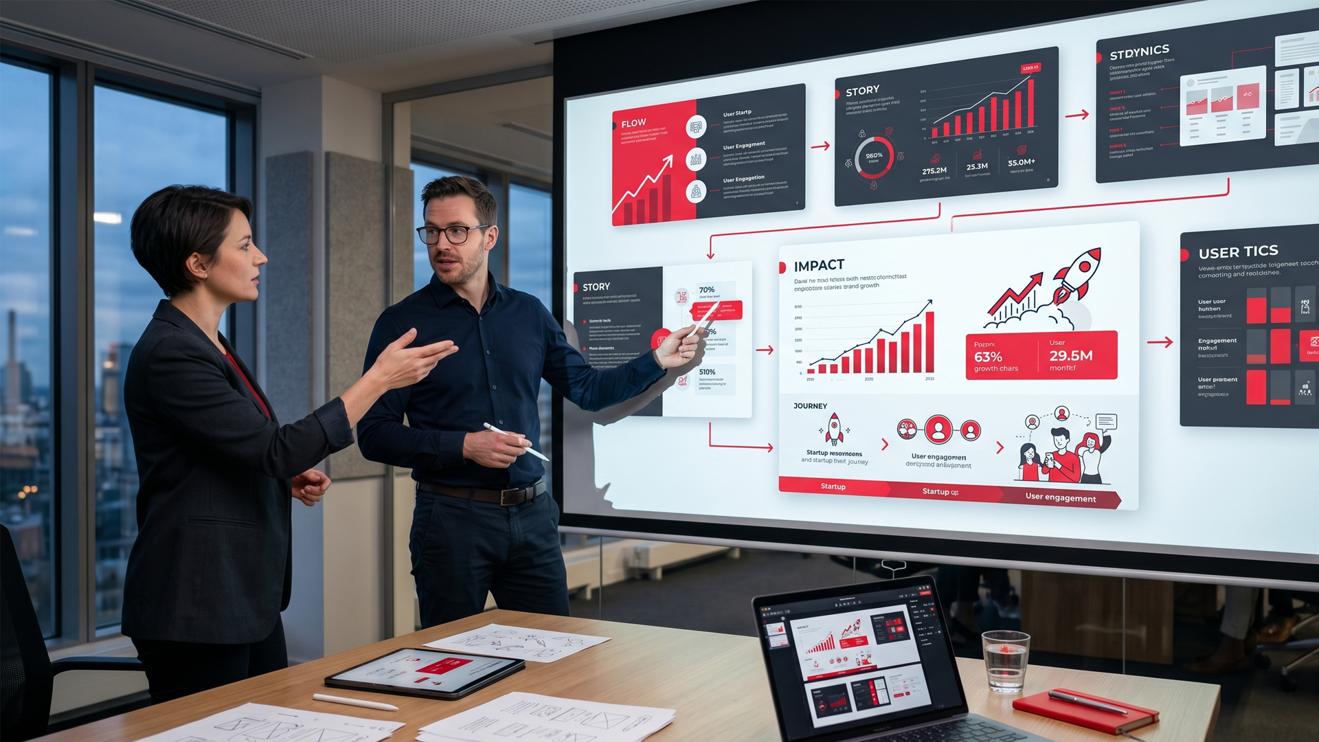 Custom Slide Design, Visual Storytelling, Pitch Decks