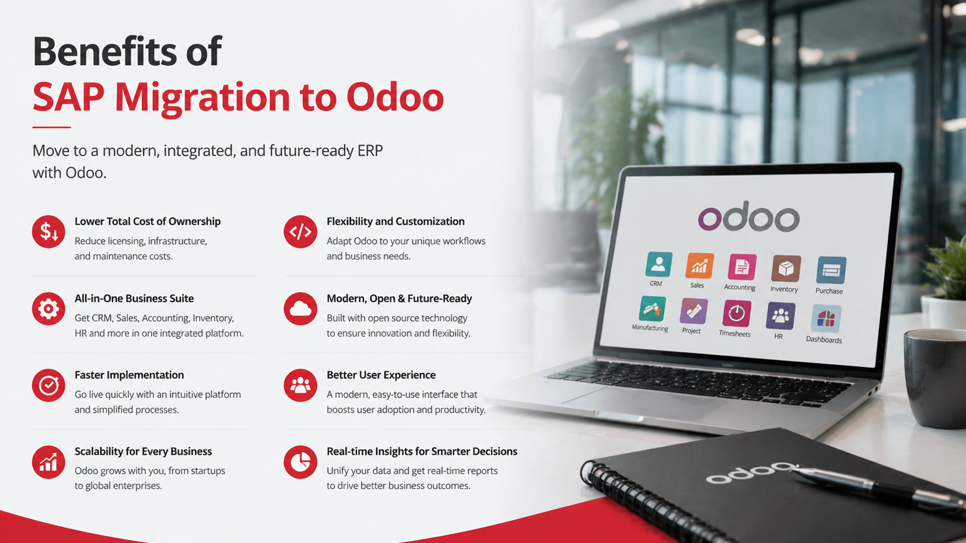 Advantages of SAP Migration to Odoo