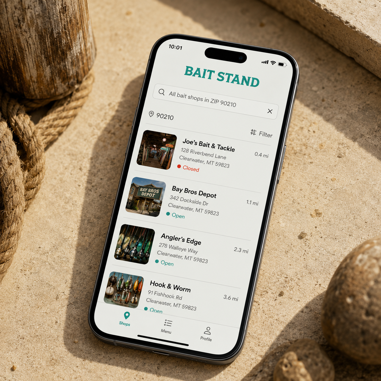 Bait and Fishing Website Development Services