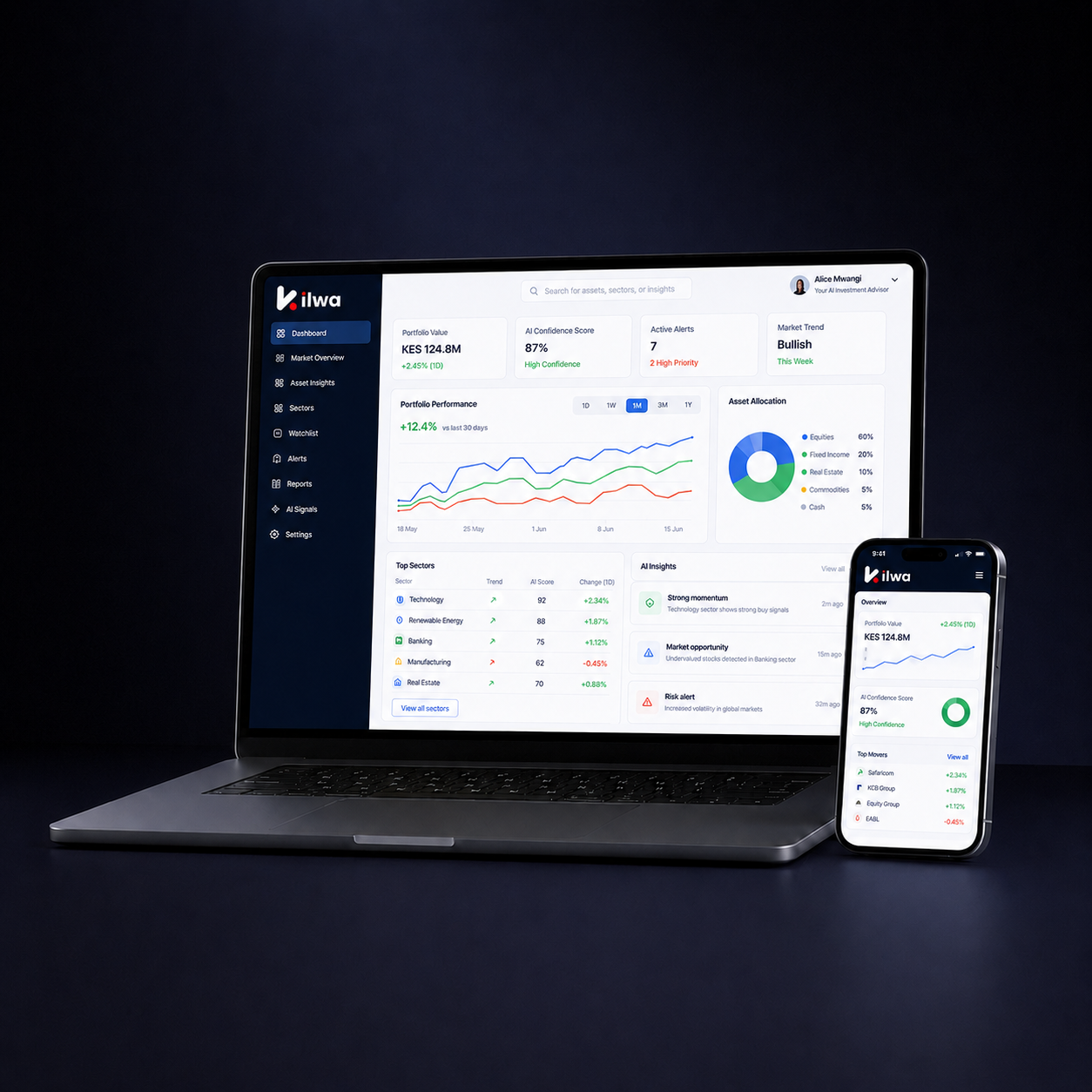 Kilwa Website Developed by Tecaudex