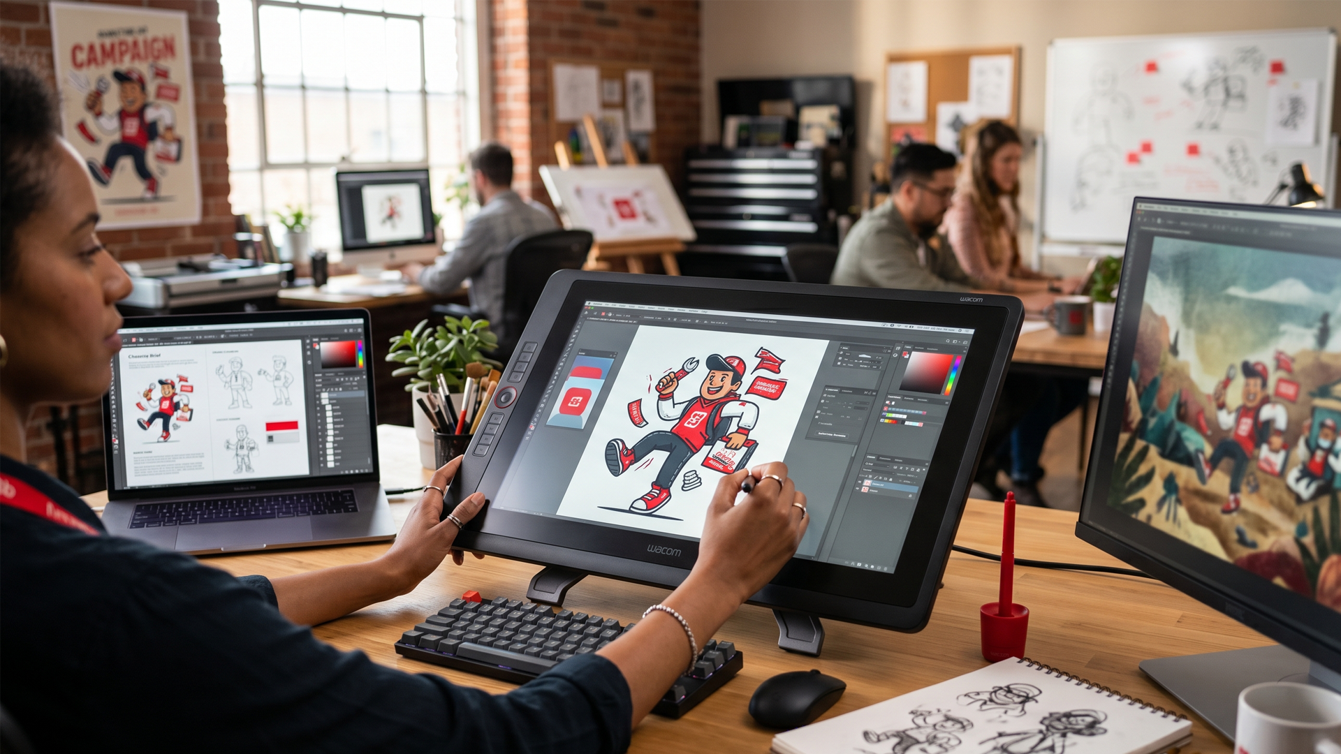 Custom Vector, Raster and Character Illustration